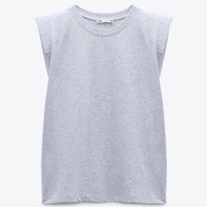Zara grey sleeveless top